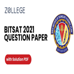 BITSAT 2021 Question Paper with Answer Key PDF ZPYP